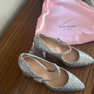 Kate Spade Glitter Mary Janes